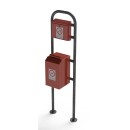 Dog Foul Bin With Dispenser